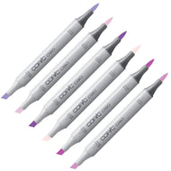 Caneta Marcador Copic Ciao Ponta Dupla Tons de Violeta - V