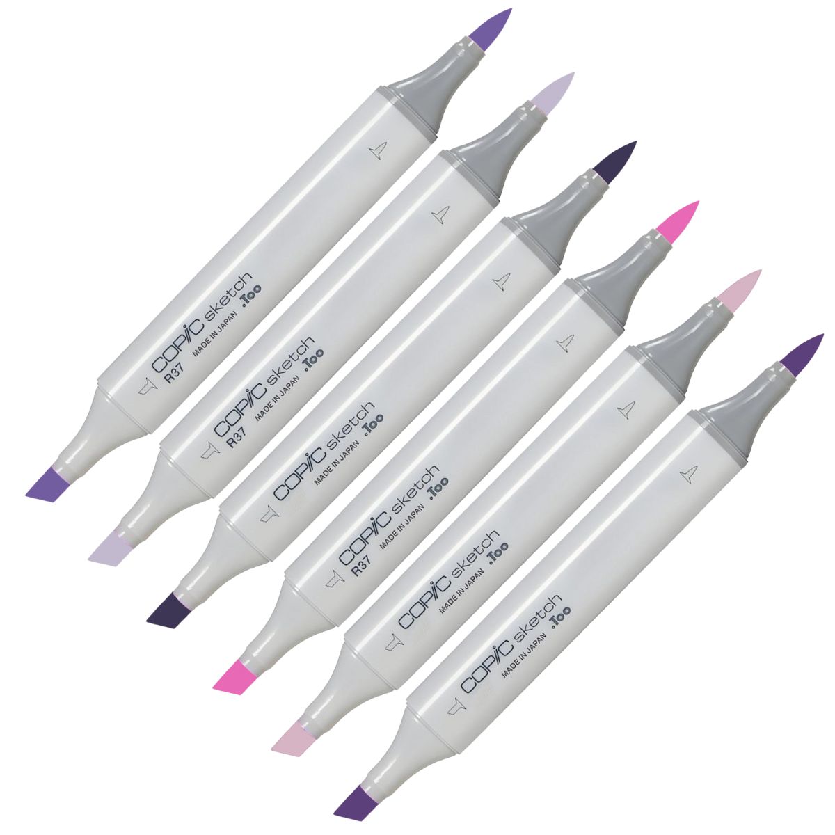 Caneta Marcador Copic Sketch Ponta Dupla Tons de Violeta - V