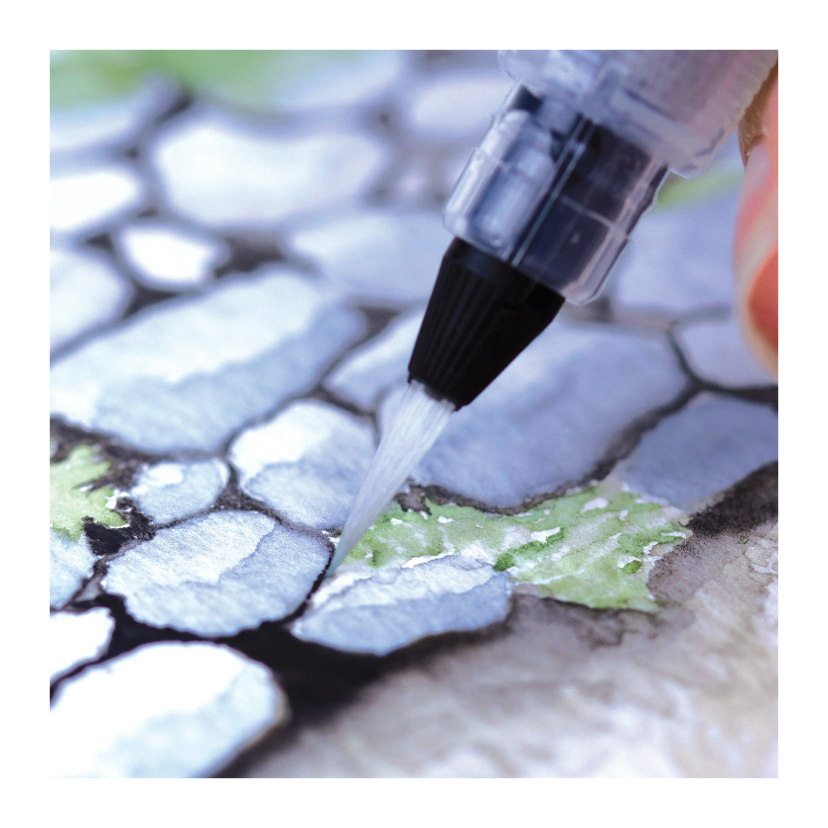 Pincel com Reservatório Aquash Brush Ponta Fina - Pentel