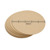 Círculo Madeira Mdf Cru 20cm de Diâmetro 3mm