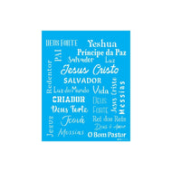 Stencil Opa 20x25cm - Religião Estamparia Filho de Deus - 3553