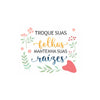 Stencil Opa 20x25cm - Frase Troque Suas Folhas - 3548