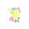 Stencil Opa 20x25cm - Flor Rosas Ii - 3406