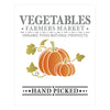 Stencil Farmhouse Vegetables Farmers Market 20x25cm para Pintura Decorativa e Artesanato 3174 - Opa