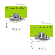 Bloco de Papel para Desenho Hahnemühle Federzeichenblock Pen Pad 250g/m² Com 10 Folhas