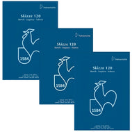 Bloco de Papel para Desenho Hahnemühle Skizze Sketch 120 g/m² 50 Folhas