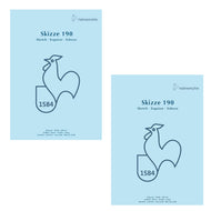 Bloco de Papel para Desenho Hahnemühle Skizze Sketch 190g/m² Com 50 Folhas