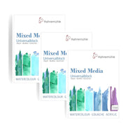Bloco de Papel para Técnicas Mistas Hahnemühle Mixed Media 310g/m² Com 25 Folhas