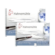 Bloco de Papel para Aquarela Hahnemühle Harmony 300g/m² Textura Rugosa com Espiral 12 Folhas