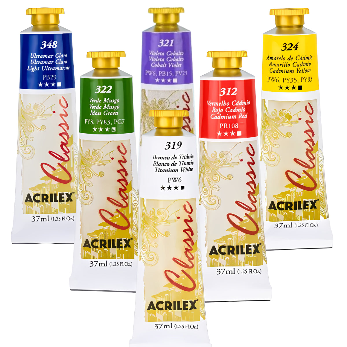 Tinta Oil Colors Classics para Tela Acrilex 37ml - 14137