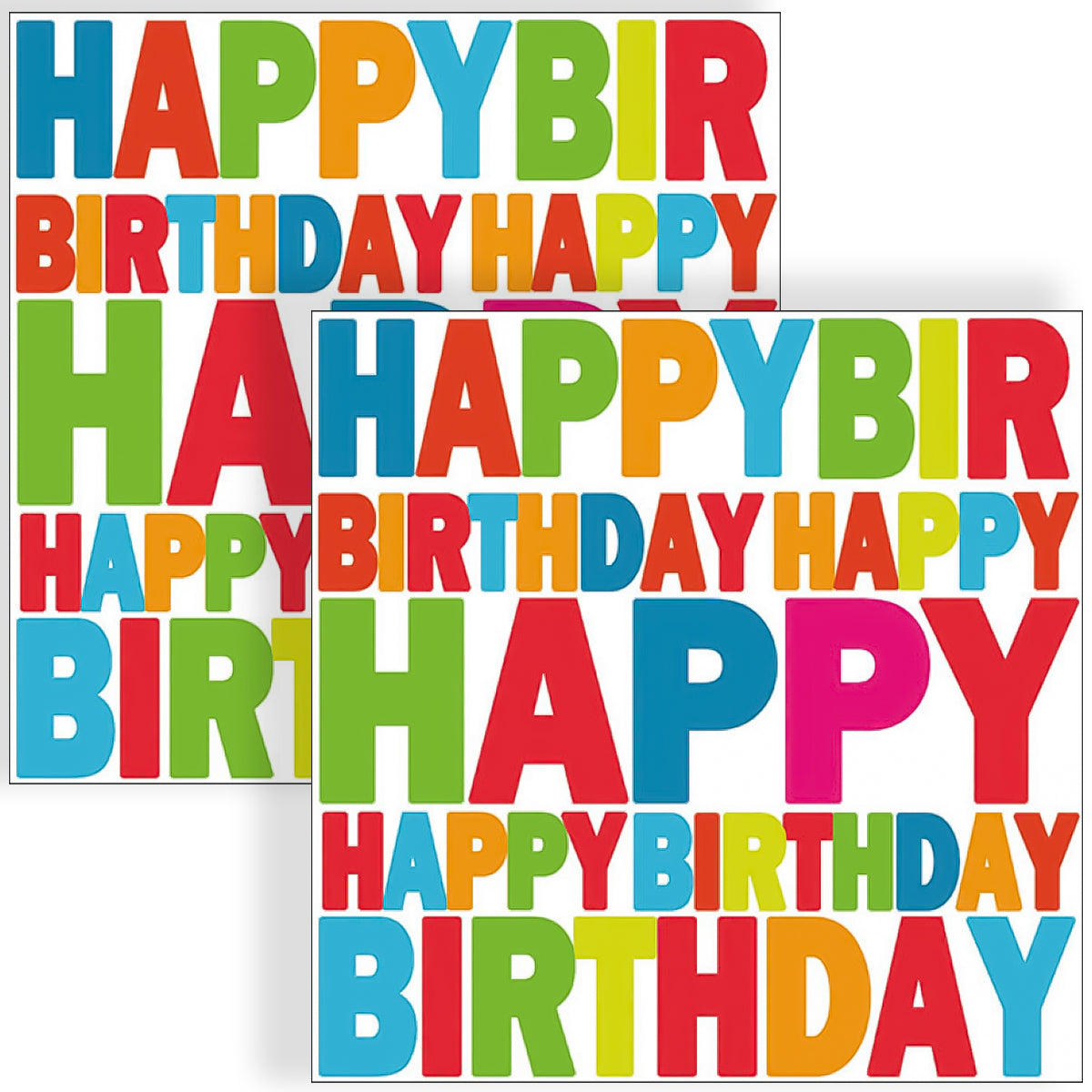 Guardanapo para Decoupage Ambiente 33x33cm com 20 Unidades - Aniversário