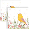 Guardanapo para Decoupage Ppd 33x33cm com 20 Unidades - Pássaro e Flores