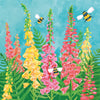 Guardanapo para Decoupage Ppd 33x33cm com 20 Unidades - Abelhas e Flores