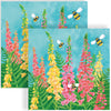 Guardanapo para Decoupage Ppd 33x33cm com 20 Unidades - Abelhas e Flores