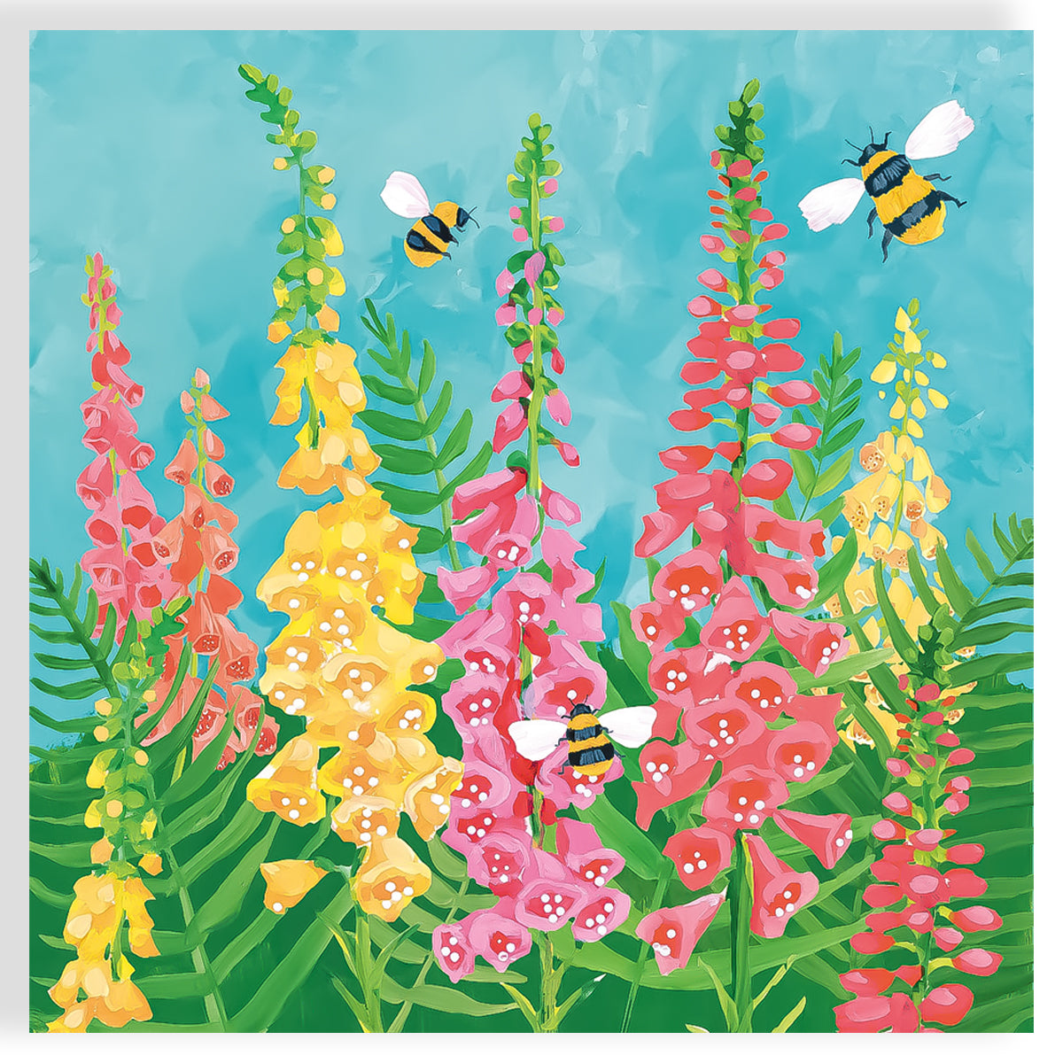 Guardanapo para Decoupage Ppd 33x33cm com 20 Unidades - Abelhas e Flores