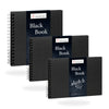Caderno de Desenho Hahnemühle Black Book 250g/m² Com 30 Folhas