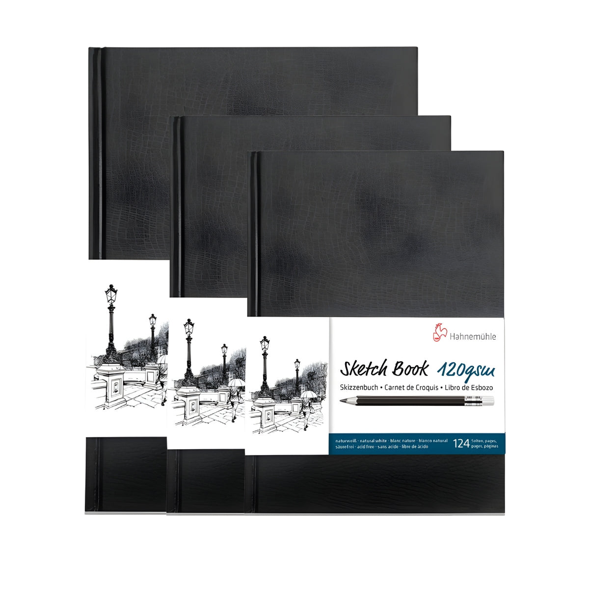 Caderno Sketch Book Hahnemühle 120g/m² Com 62 Folhas