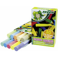 Giz para Lousa Jolly com 10 Unid - Cores Sortidas - Cretacolor 8300-0003a