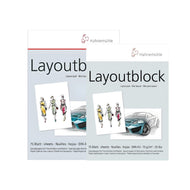 Bloco de Desenho Hahnemühle Layout Pad 75g/m² Com 75 Folhas