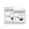 Bloco de Desenho Hahnemühle Layout Pad 75g/m² Com 75 Folhas