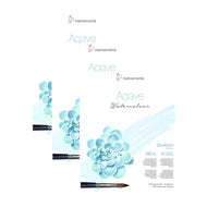 Bloco de Papel para Aquarela Hahnemühle Agave Watercolour 290g/m² Com 12 Folhas