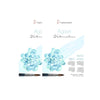 Bloco de Papel para Aquarela Hahnemühle Agave 290g/m² Textura Fina Com 12 Folhas A3 e A4