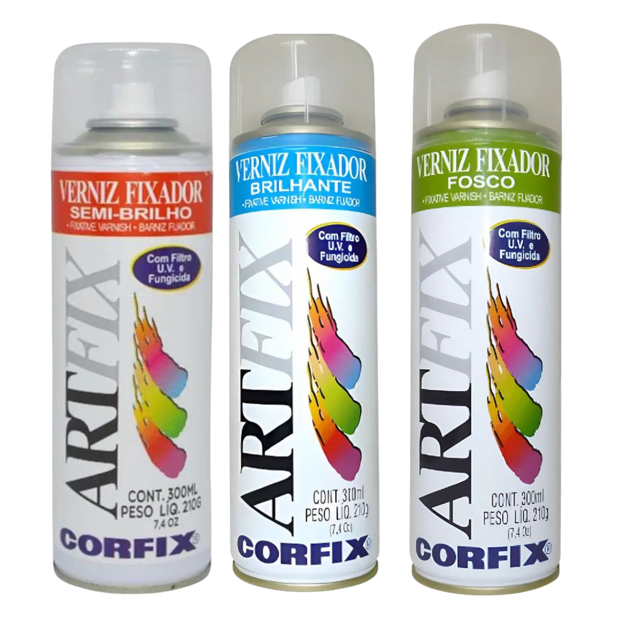 Verniz Fixador Artfix Spray Corfix 300ml 
