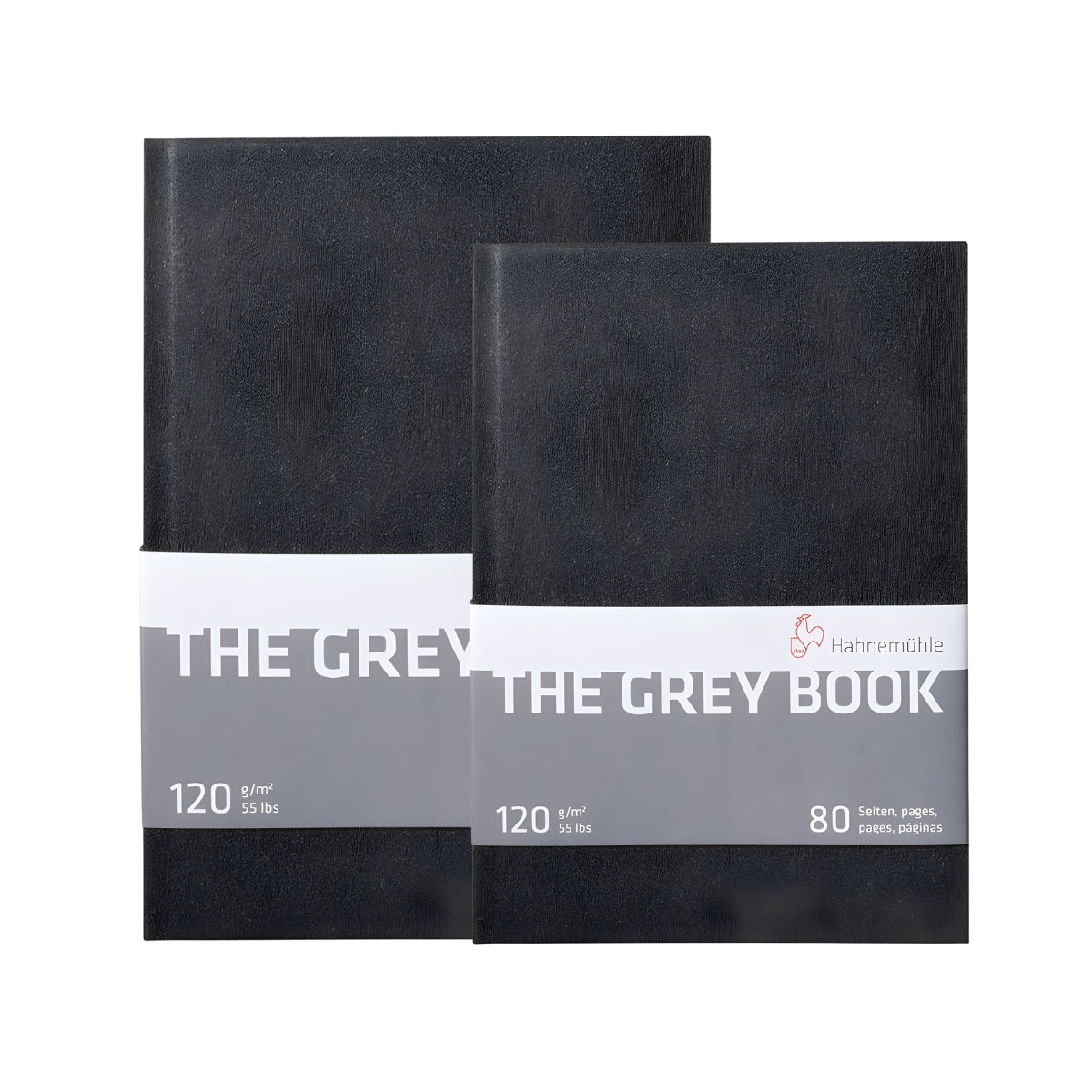 Bloco de Desenho Hahnemühle The Grey Book 120g/m² com 40 Folhas