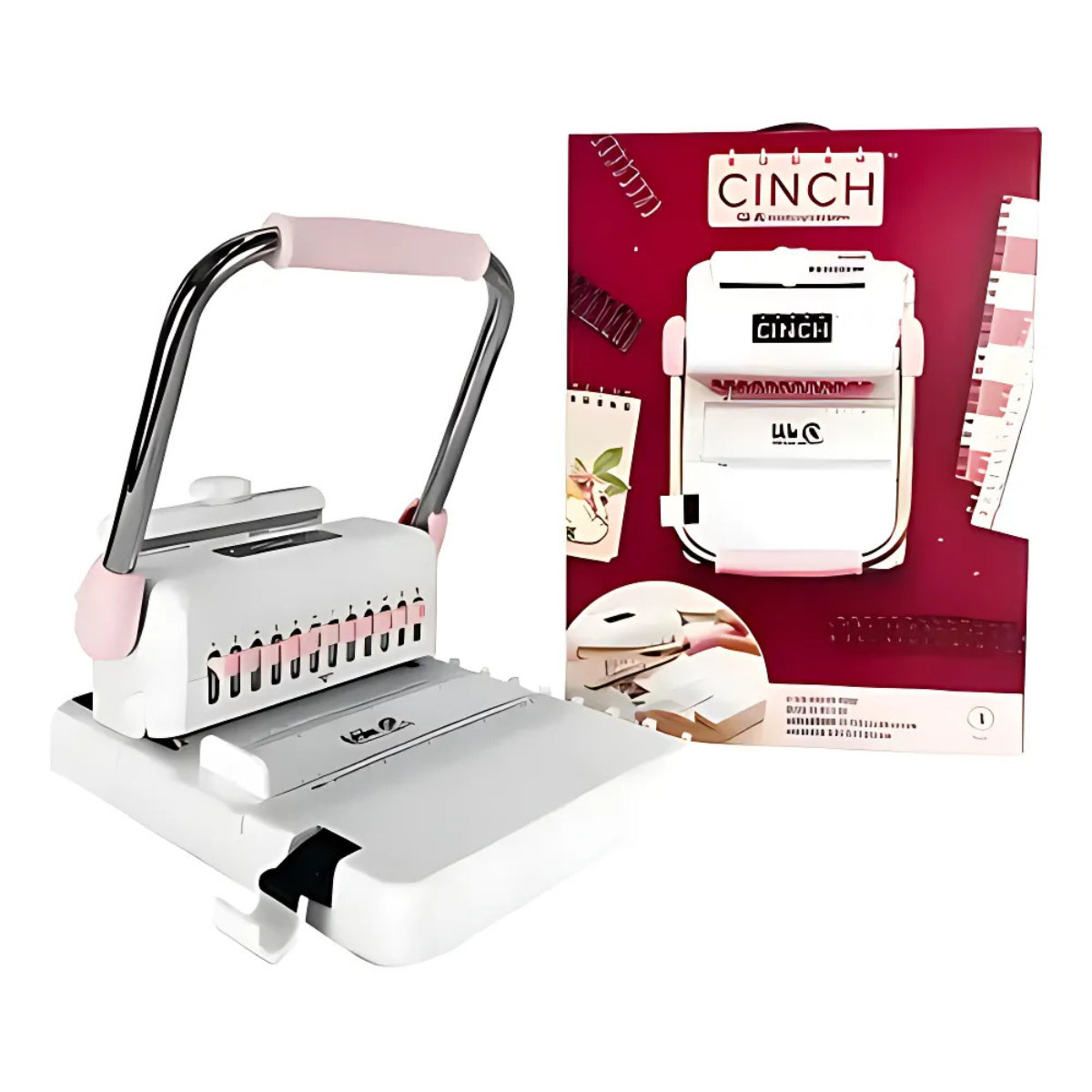 Kit Encadernadora The Cinch Furo Quadrado + Crop A Dile Ilhos We R 