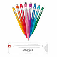 Caneta Esferográfica 849 Caran d'Ache Colormat-X Com Estojo de Lata