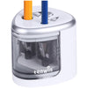 Apontador Eletrico Furo Tenwin 2 Furos para Lapis Comum e Jumbo - Branco