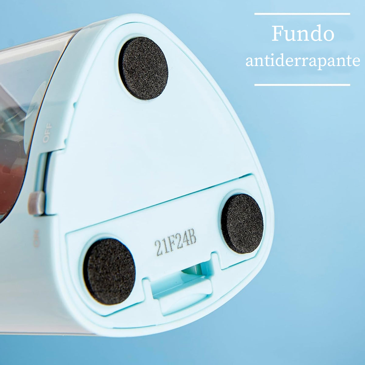 Apontador Eletrico Portátil Comum Furo Tenwin para Lapis - Azul