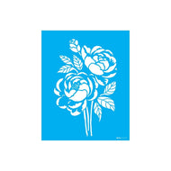 Stencil Opa 20x25cm - Flores Camélias - 3407