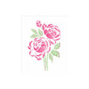 Stencil Opa 20x25cm - Flores Camélias - 3407