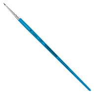 Pincel Castelo Artístico Cerda Sintético Filete Cabo Longo Azul 507-00