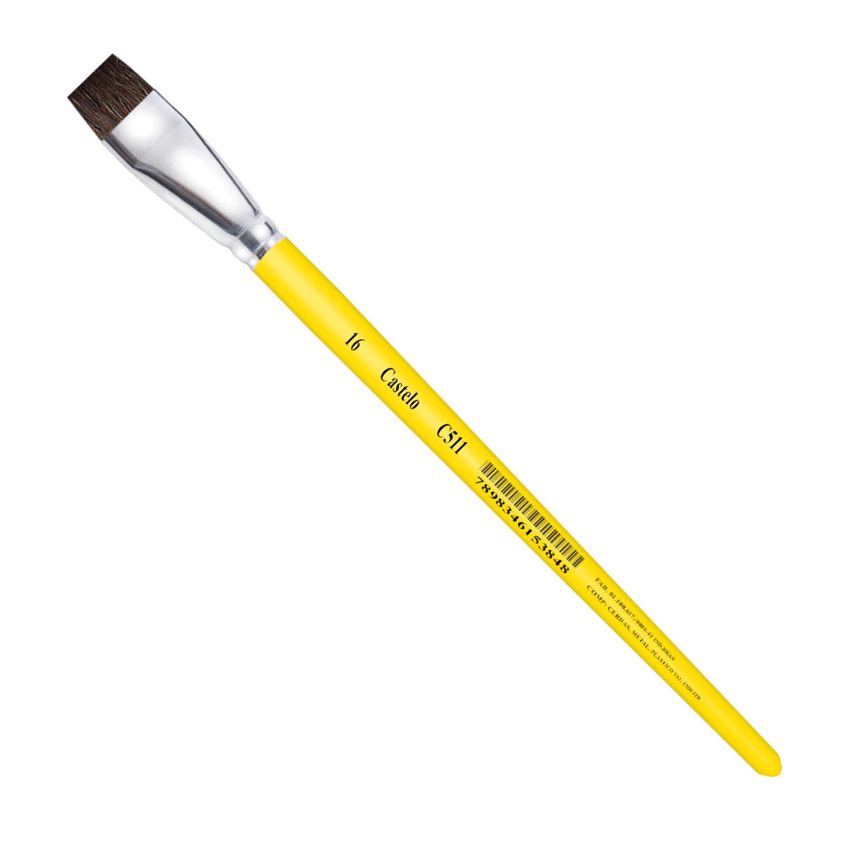 219886-pincel-castelo-artistico-cerda-sintetico-chato-macio-cabo-curto-amarelo-511-16-486206