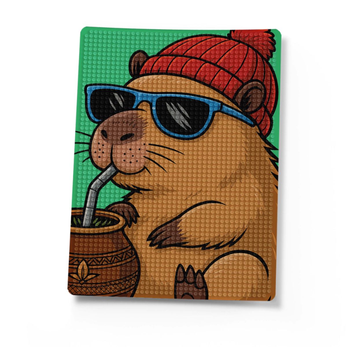 219958-kit-de-pintura-com-diamante-14,8x20,5cm-capivara-pampa-533877