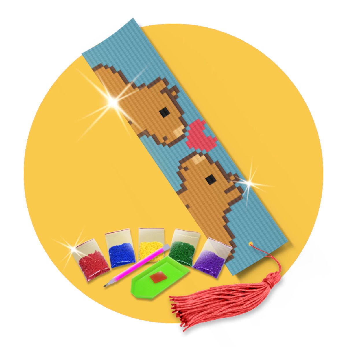 219959-kit-de-pintura-com-diamante-marcador-de-pagina-4,2x18,9cm-capivara-apaixonada-536056
