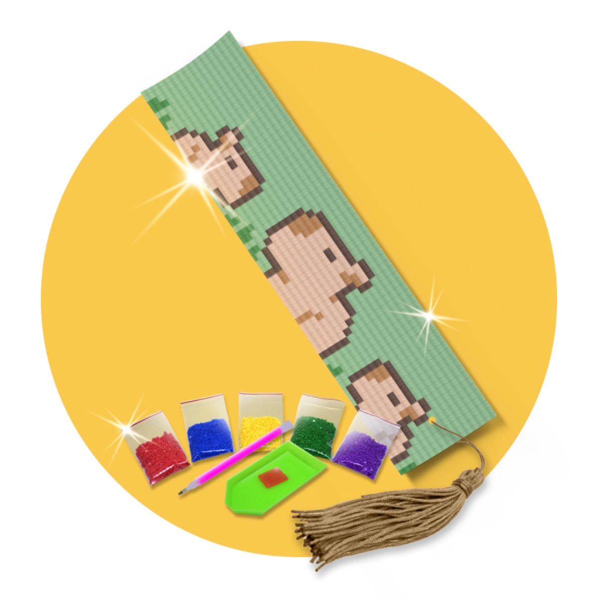 219960-kit-de-pintura-com-diamante-marcador-de-pagina-4,2x18,9cm-capivara-baby-536050