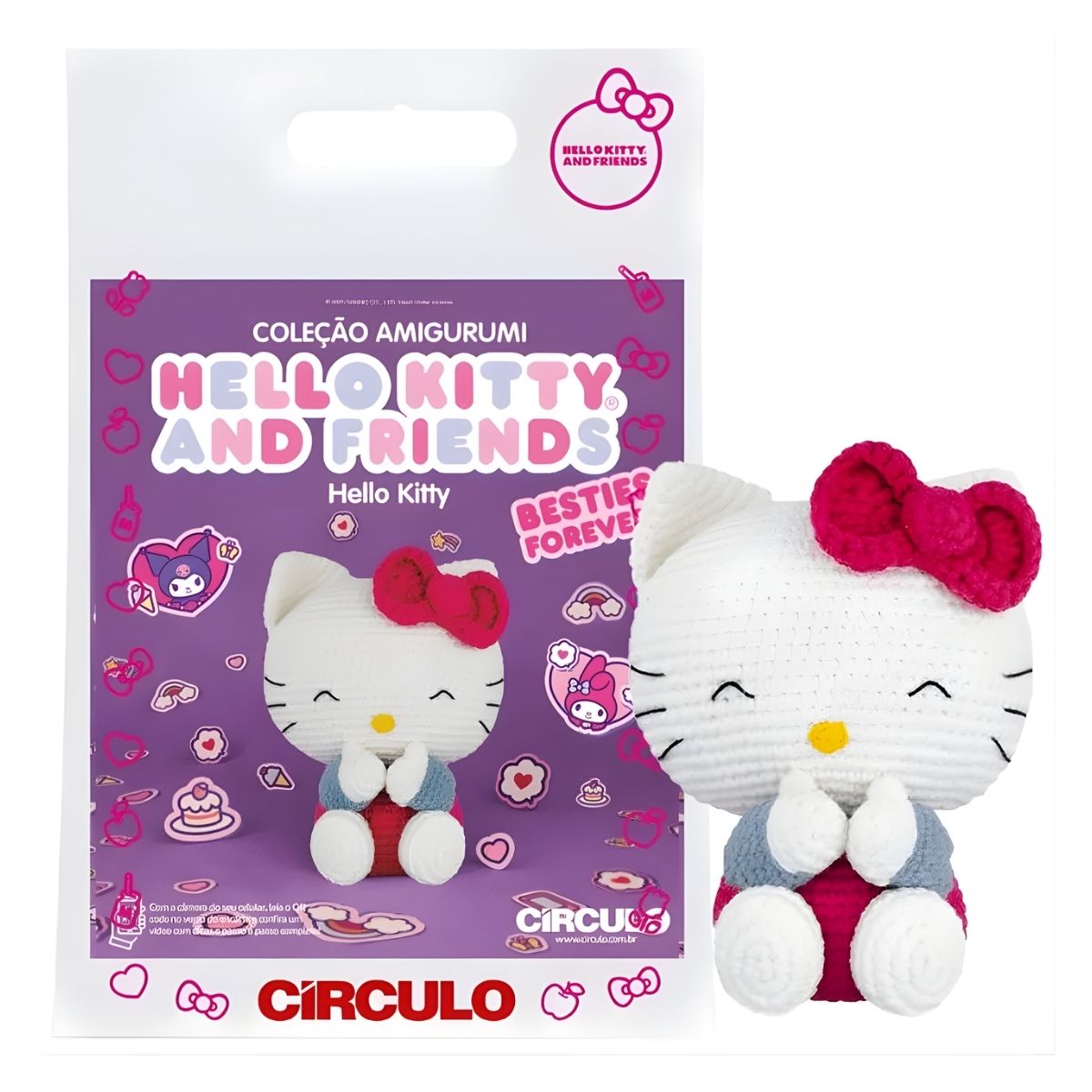 Kit Amigurumi Hello Kitty Hello Kitty - Círculo