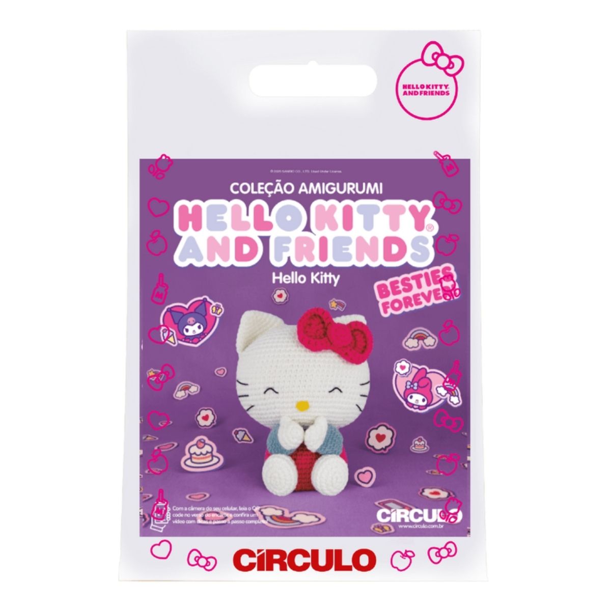 Kit Amigurumi Hello Kitty Hello Kitty - Círculo