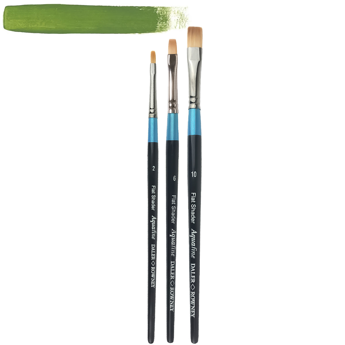 Pincel Profissional Aquafine Daler & Rowney Flat Shader Chato AF62
