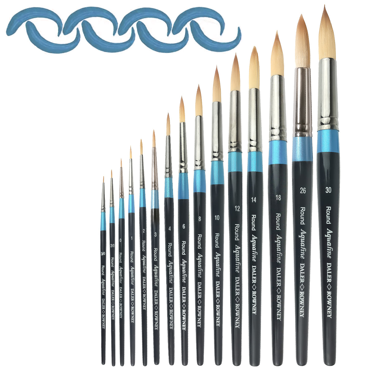 Pincel Profissional Aquafine Daler & Rowney Round Redondo AF85