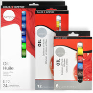 Estojo de Tinta Óleo Simply Daler & Rowney 12ml