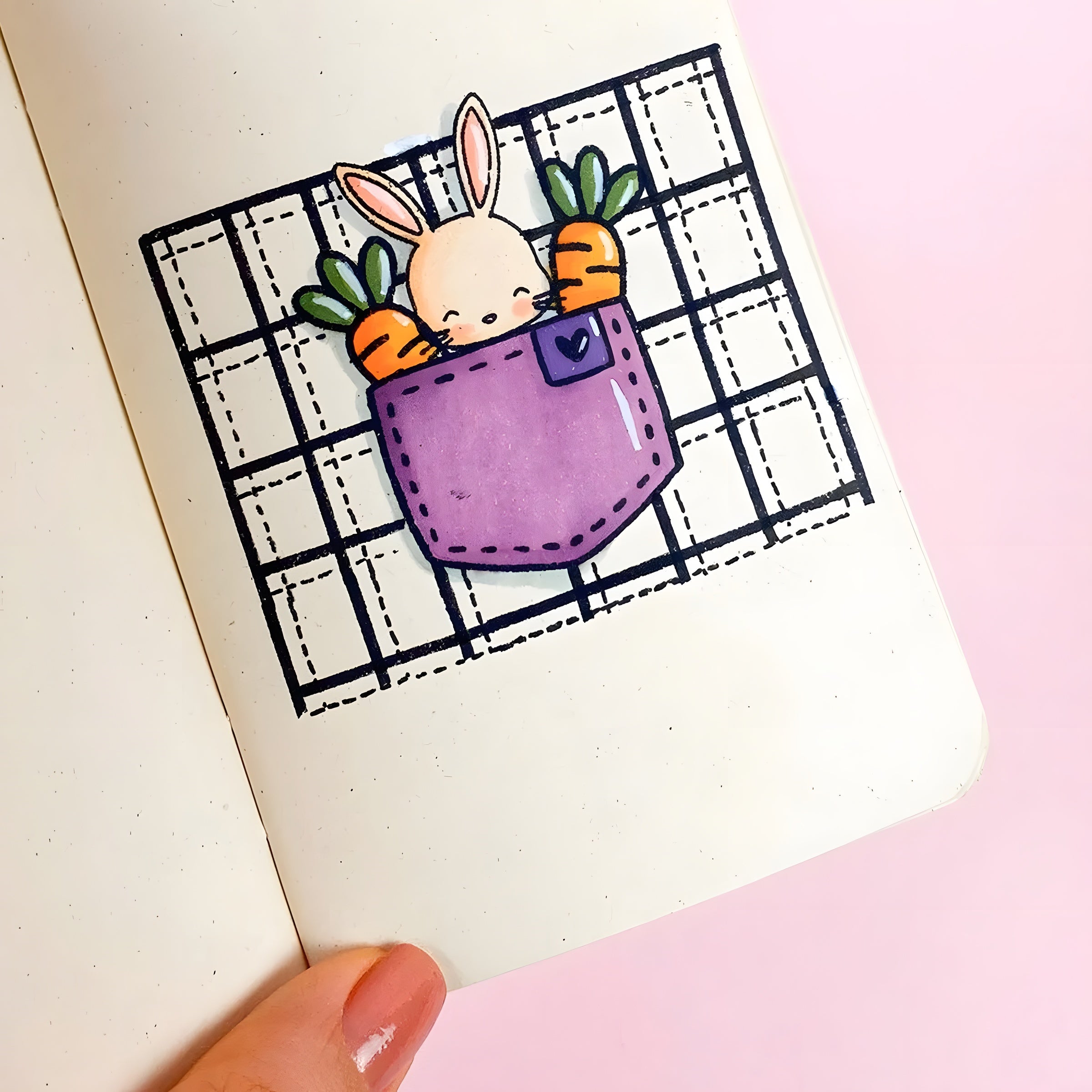 Mini Carimbo Decorativo Bolso Scrapbook - Lilipop