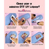 Cartela de Adesivo Dtf Uv Hora do Café para Artesanato e Personalização - Lilipop