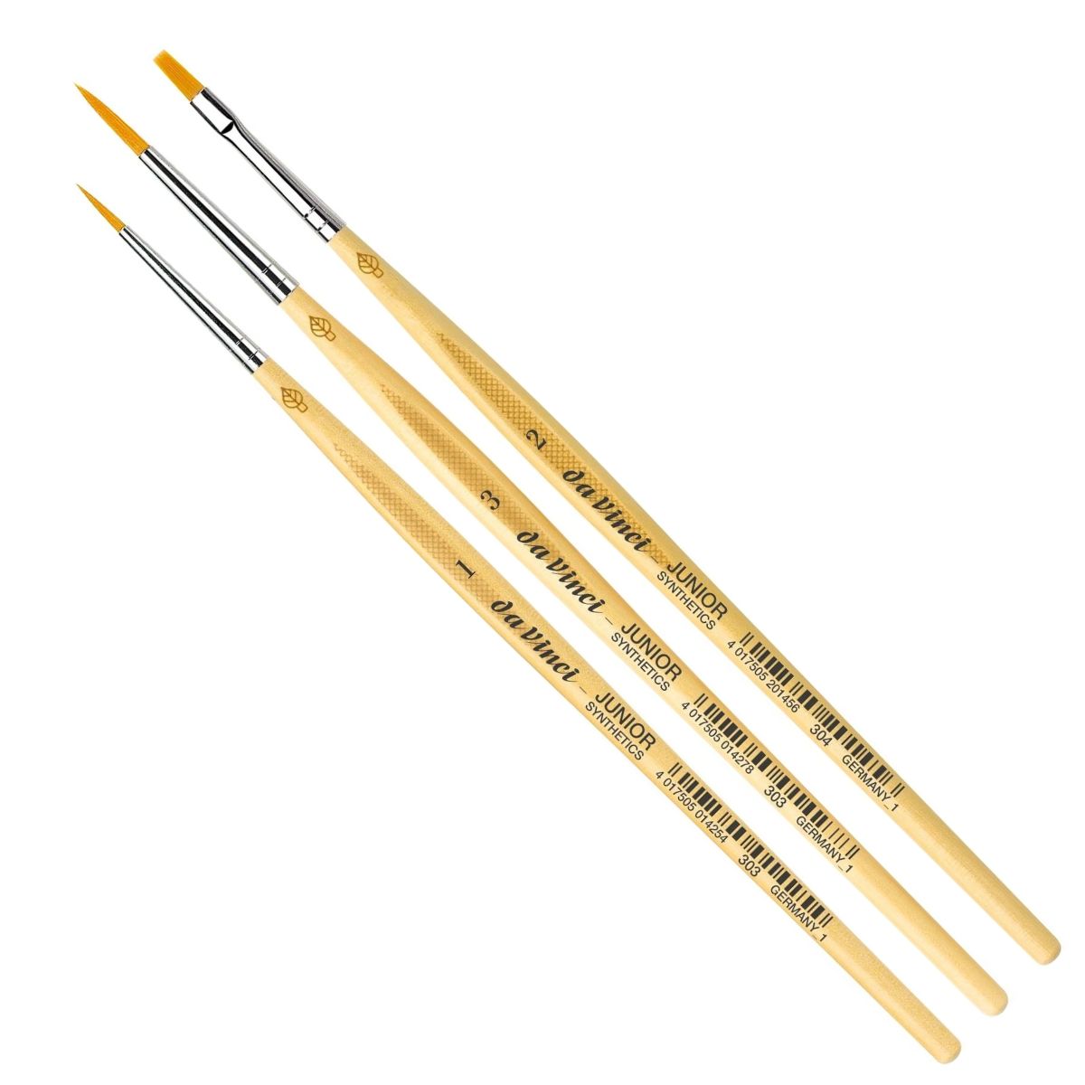 Kit de Pincel da Vinci Junior para Miniaturas com 3 Unidades