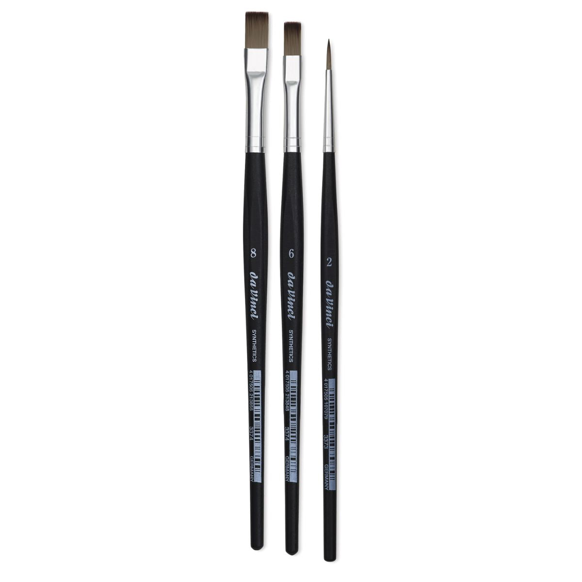 Kit de Pinceis para Pintura no Rosto da Vinci com 03 Unidades