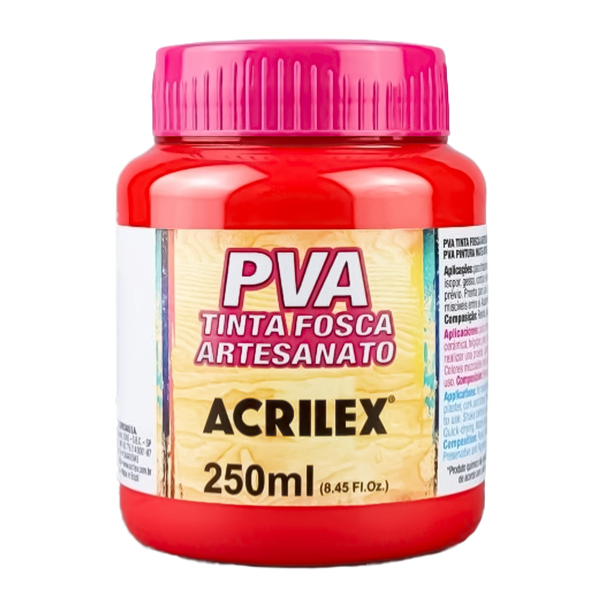 Tinta Pva para Artesanato Acrilex Fosca 250ml