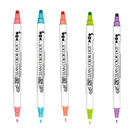 Caneta Dot Color Kuretake Ponta Zig Zag Dual
